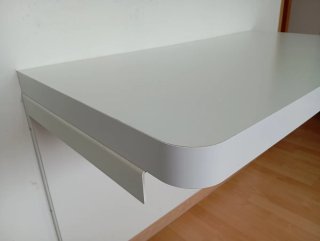 Escritorio blanco 1x0,5m sin patas