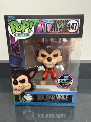 FUNKO ボブルヘッド BIG BAD WOLF&KING KAHUNA Funko Pop! NFT Disney Villains Big Bad Wolf 447 de segunda mano