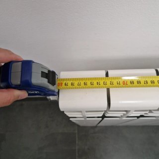 Radiador de aluminio blanco, purgador automático