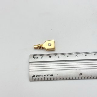 Colgante de oro 14kt con diamante