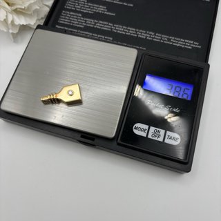 Colgante de oro 14kt con diamante