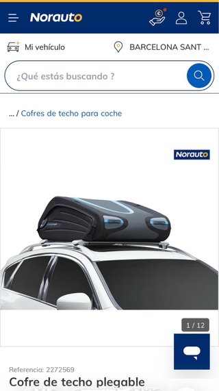 Cofre Techo Plegable Norauto Bermude 3400 Flex