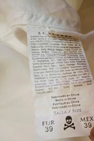 Camisa blanca de vestir