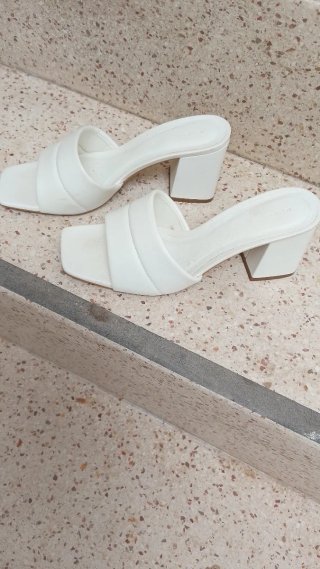 Sandalias Mules Acolchadas Tacón Lefties Talla