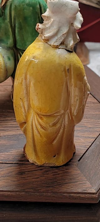 Set 3 Statuine Saggi Orientali Vintage