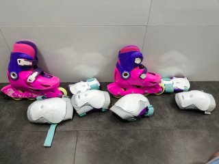 Patines y protecciones infantiles talla 28-30