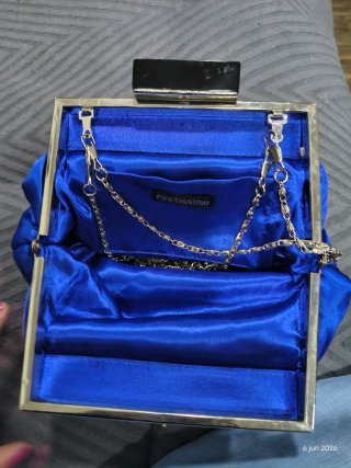 Zapatos de salón y Bolso de fiesta azul
