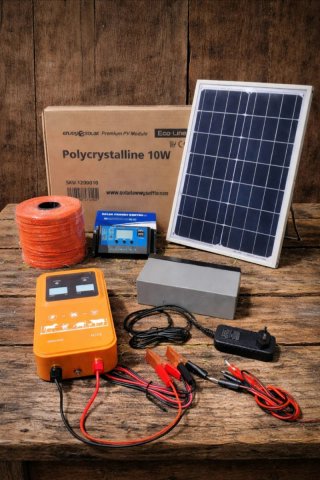 Pastor eléctrico 12v hasta 10km caballos