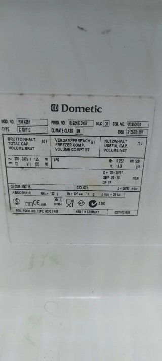 Nevera Trivalente Dometic