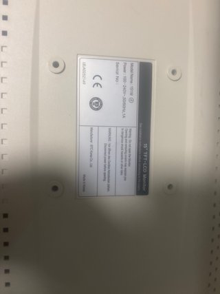 Monitor 15 pulgadas Blanco