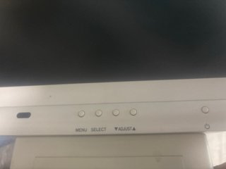 Monitor 15 pulgadas Blanco