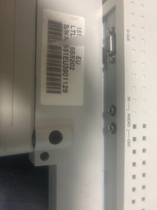 Monitor 15 pulgadas Blanco