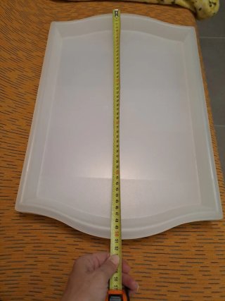 5 Vassoi Buffet Plastica Rigida