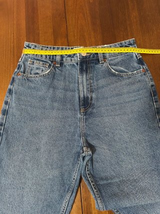 Jeans Reserved tiro alto talle 38
