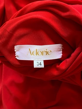 Vestido largo rojo Adorie