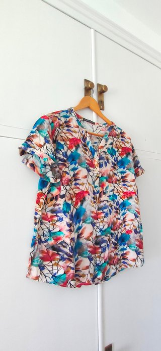 Blusa CashewFlowr floral multicolor
