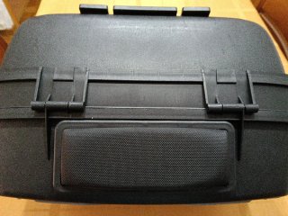 Cofre GSB para Moto Negro y Gris