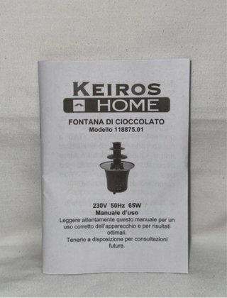 Fontana Cioccolato Keiros Home 65W Nuova