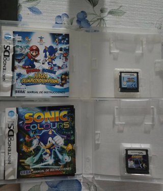 Lote 4 juegos Sonic para Nintendo DS
