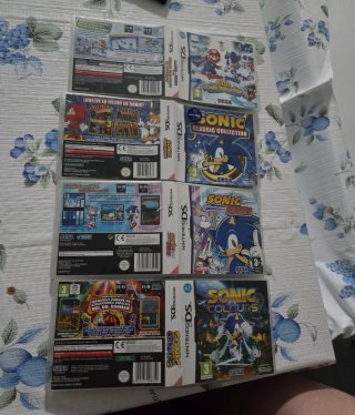 Lote 4 juegos Sonic para Nintendo DS