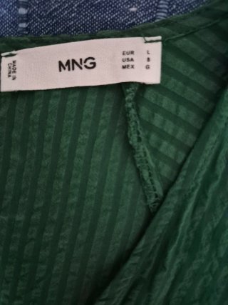 Vestido Mango verde