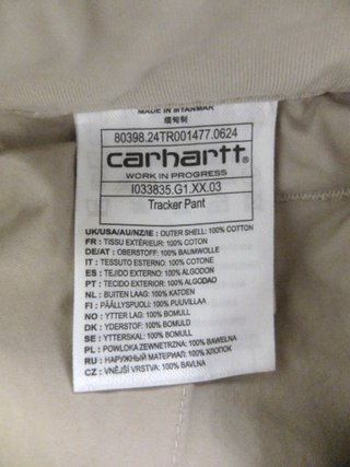 Carhartt WIP Tracker Pant - Wall (M)