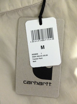Carhartt WIP Tracker Pant - Wall (M)