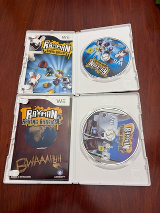 Rayman Raving Rabbids 1 y 2 Wii