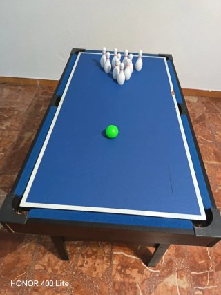 Mesa de billar y hockey 4 en 1