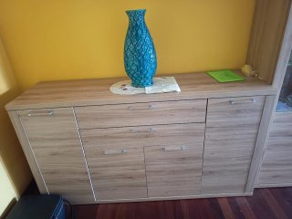 2 Cómodas de Salón Madera