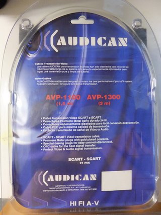 CABLE EUROCONECTOR SCART HI-END 1'35 MTS - NUEVO