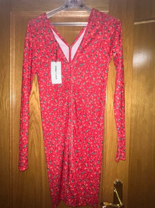 Vestido largo estampado floral BIMBA Y LOLA