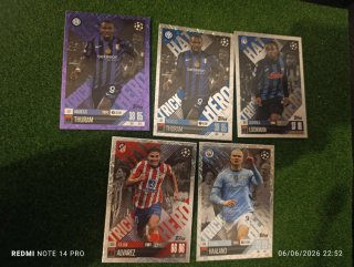 Colección Cartas Fútbol Topps UEFA Champions Leagu