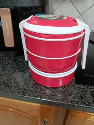 Termo de sólidos rojo