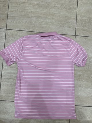 Polo Ralph Lauren a righe rosa e bianche