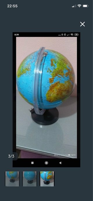 Globo terráqueo educativo