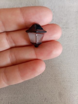 Lote 6 miniaturas lámparas quinqué casa muñecas