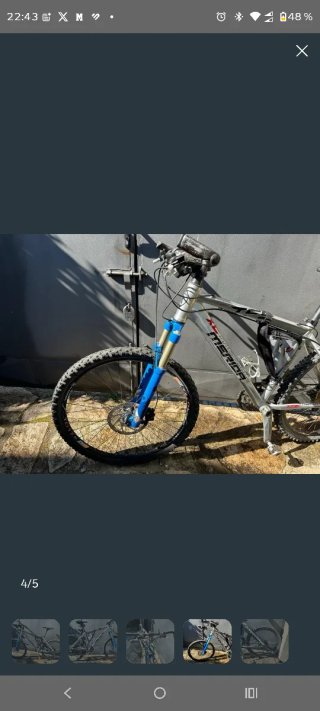 Bicicleta Merida TFS 800 Rockshox Sid