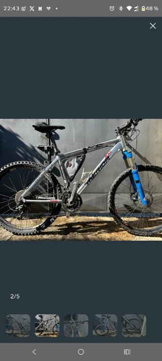 Bicicleta Merida TFS 800 Rockshox Sid