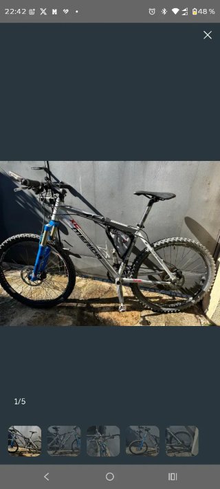 Bicicleta Merida TFS 800 Rockshox Sid