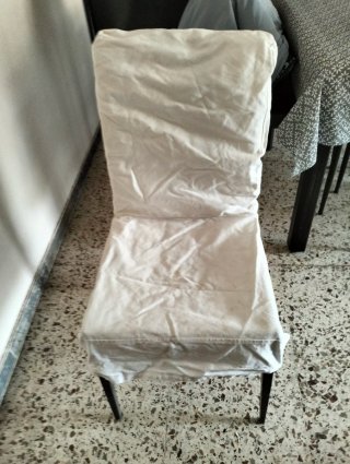 6 Fundas Silla Comedor IKEA Beige el precio es tod