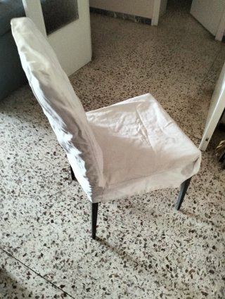 6 Fundas Silla Comedor IKEA Beige el precio es tod