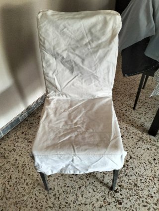 6 Fundas Silla Comedor IKEA Beige el precio es tod