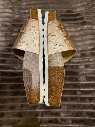 Sandalias Sotoalto Doradas Cobre Estrellas