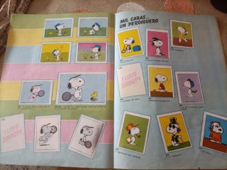 Álbum cromos Snoopy Panini