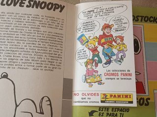 Álbum cromos Snoopy Panini