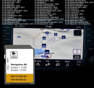 Tarjeta Navegación VW Europa MIB2 2026/2027