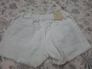 Shorts vaqueros niña blancos Zara 10 años