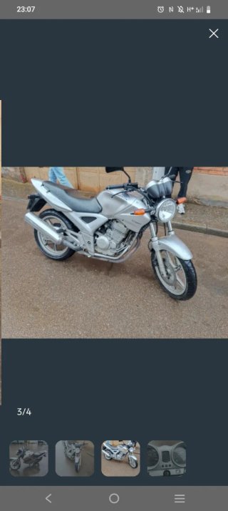 Honda CBF 250 Plata