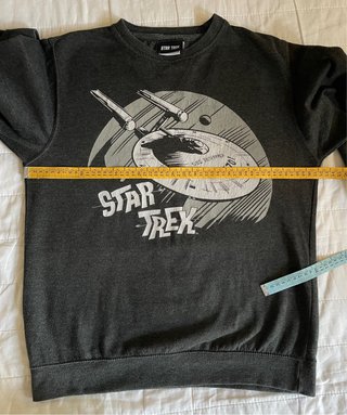 Felpa Star Trek Grigio Antracite